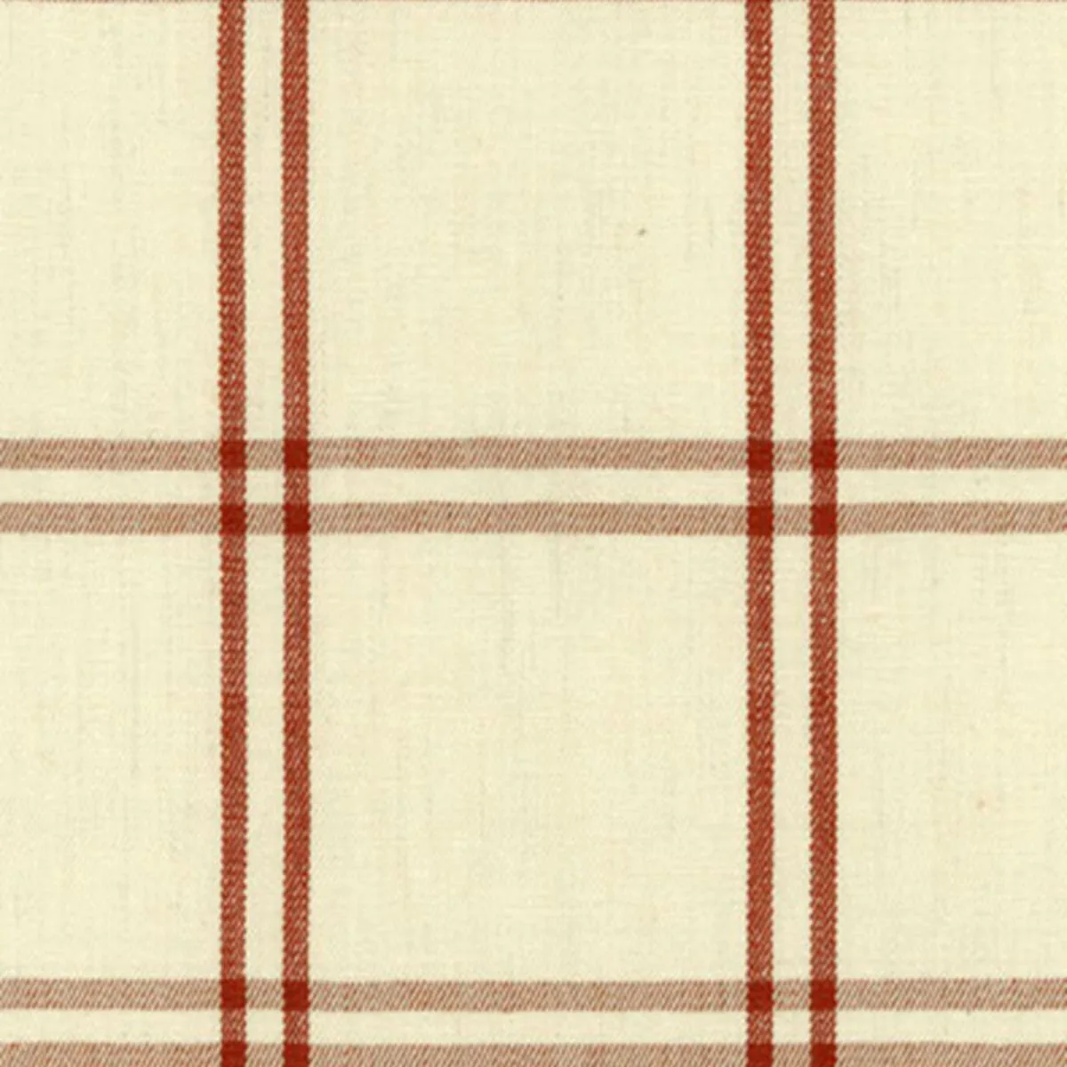 Schumacher 55712 Luberon Plaid Bittersweet fabric swatch