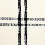 Schumacher 55718 Luberon Plaid Black fabric swatch