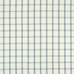 Schumacher 55716 Luberon Plaid Blue fabric swatch