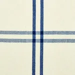 Schumacher 55716 Luberon Plaid Blue fabric swatch