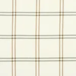 Schumacher 55717 Luberon Plaid Natural fabric swatch