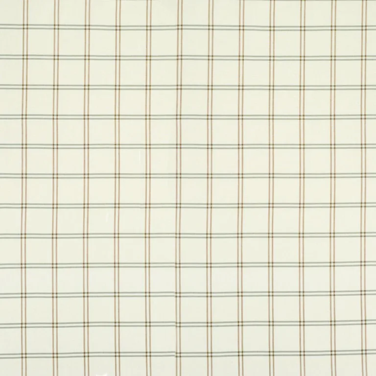 Schumacher 55717 Luberon Plaid Natural fabric swatch