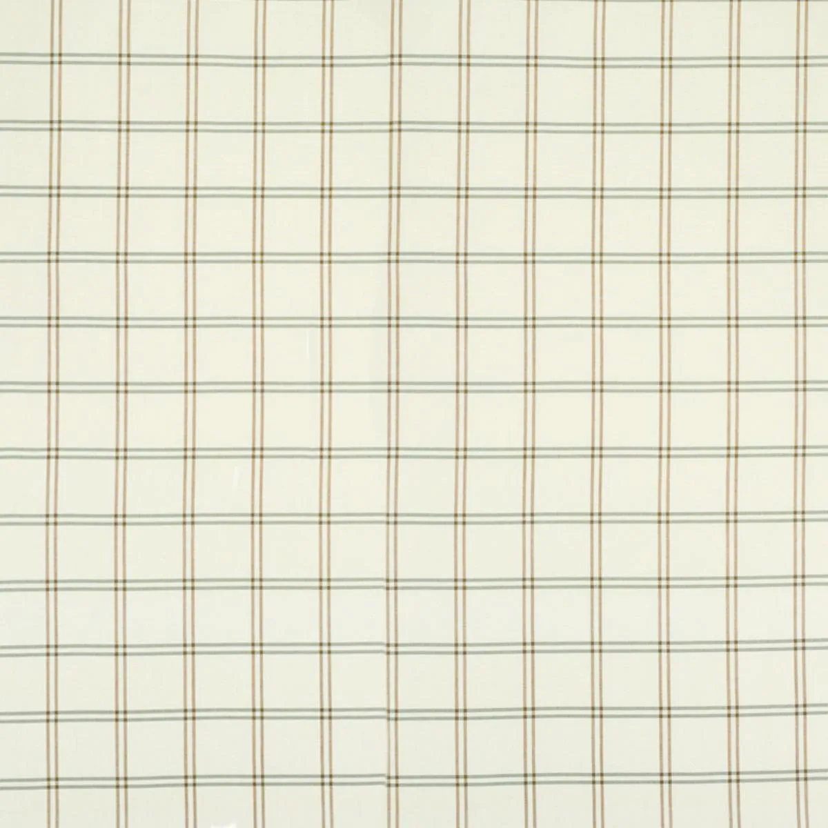 Schumacher 55717 Luberon Plaid Natural fabric swatch