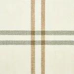 Schumacher 55717 Luberon Plaid Natural fabric swatch