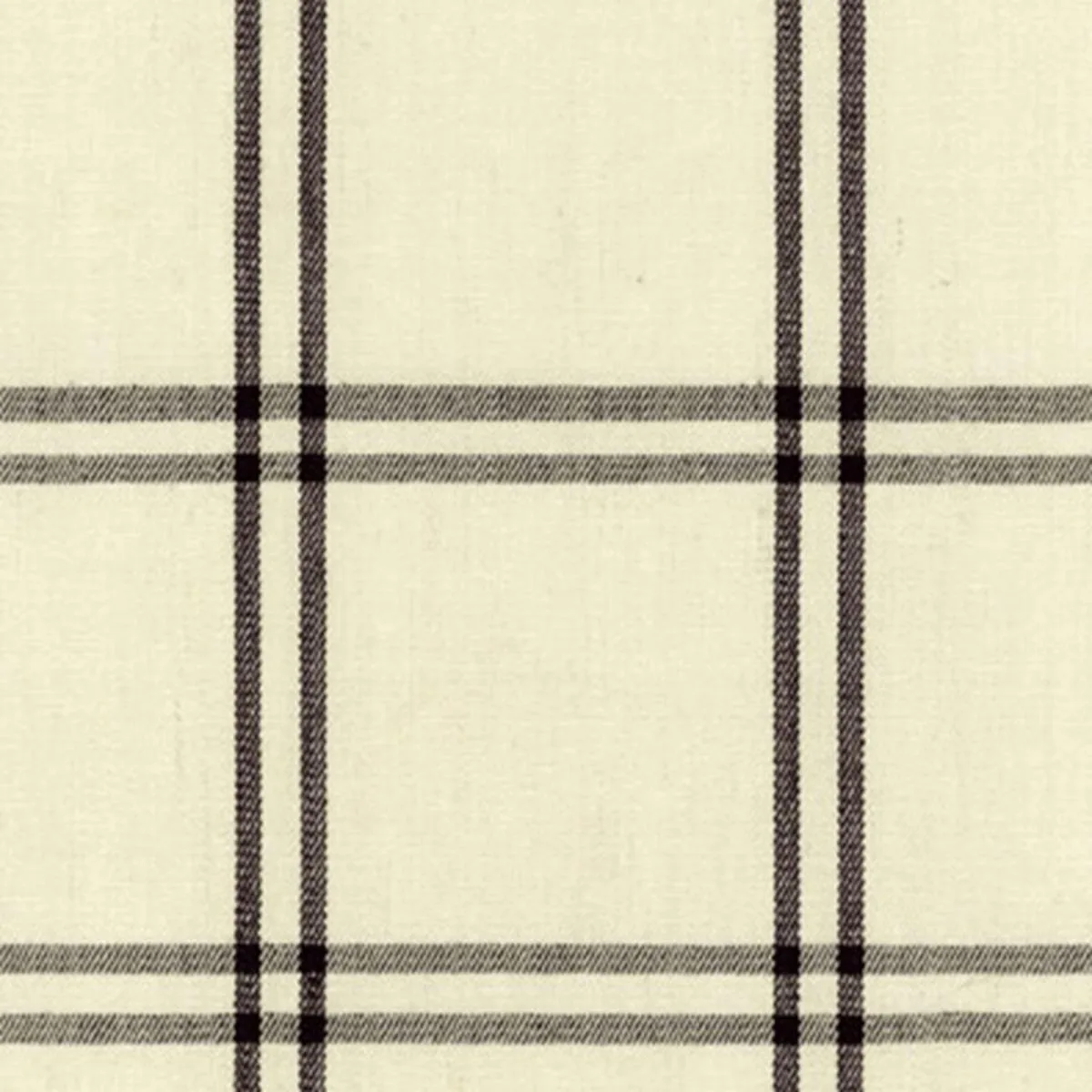 Schumacher 55714 Luberon Plaid Raven fabric swatch