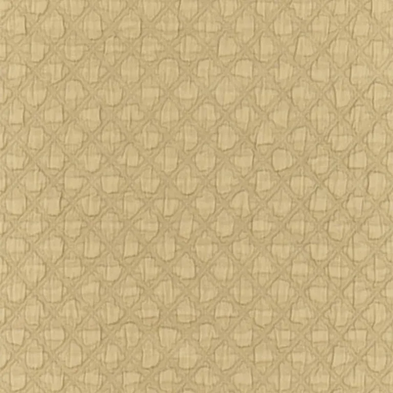 Schumacher 55581 Lucca Matelassé Antelope fabric swatch