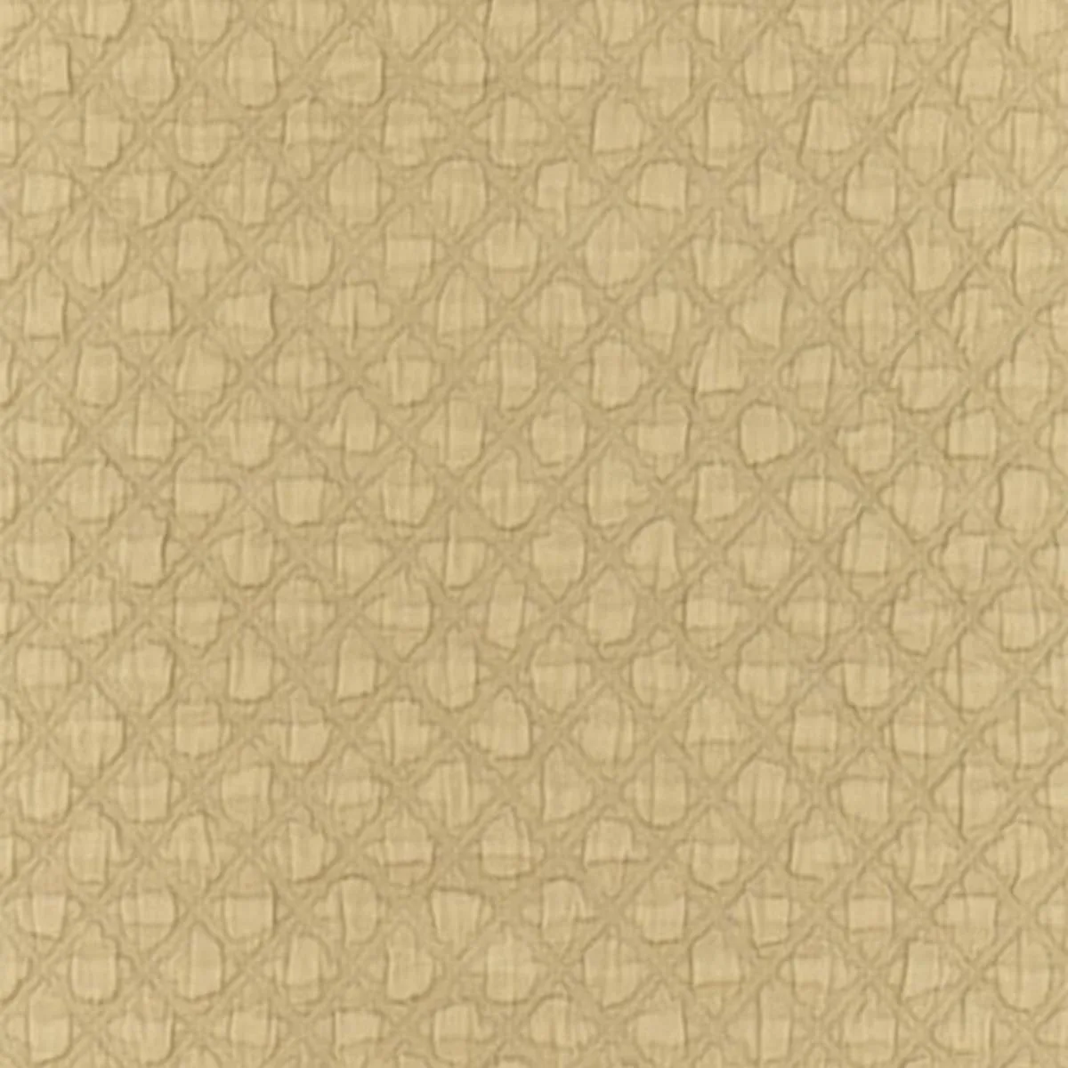 Schumacher 55581 Lucca Matelassé Antelope fabric swatch
