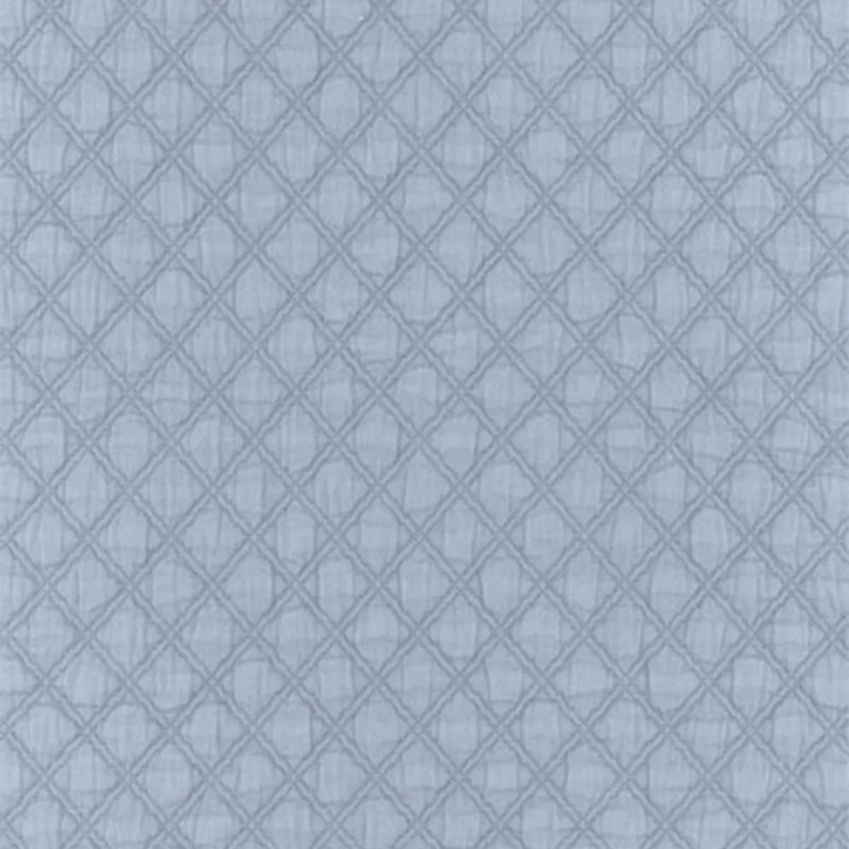 Schumacher 55585 Lucca Matelassé Delft fabric swatch