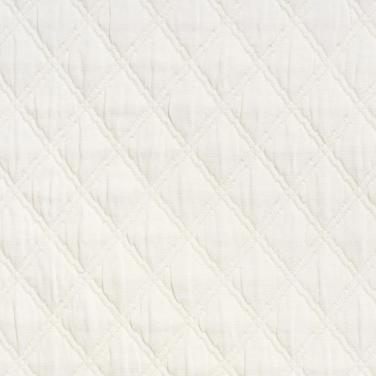 Schumacher 55584 Lucca Matelassé Porcelain fabric swatch