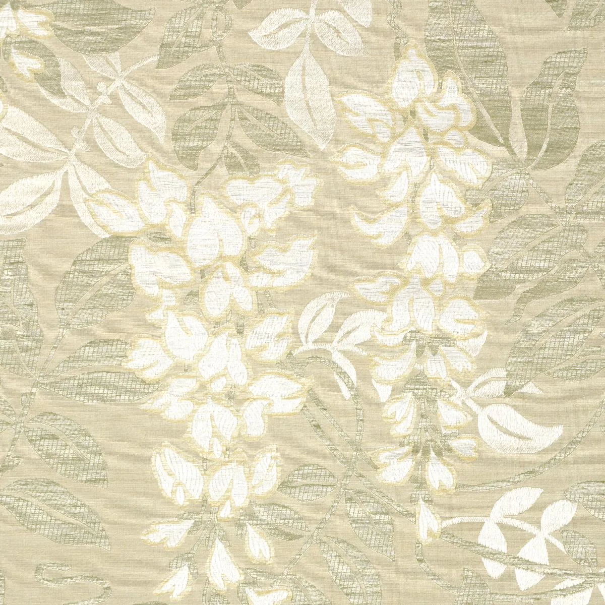 Schumacher 83901 Lucia Wisteria Moss fabric swatch