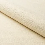 Schumacher 83350 Lucien Texture Ivory fabric swatch