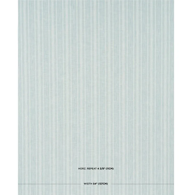 Schumacher 83712 Lucy Stripe China Blue fabric swatch
