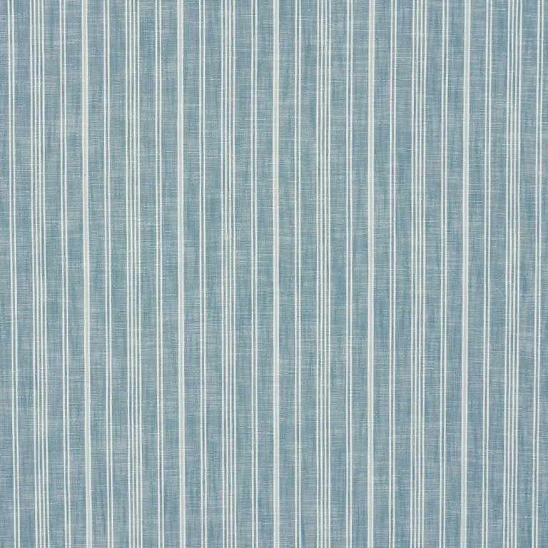 Schumacher 83713 Lucy Stripe Indigo fabric swatch