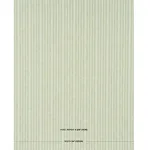 Schumacher 83714 Lucy Stripe Leaf Green fabric swatch