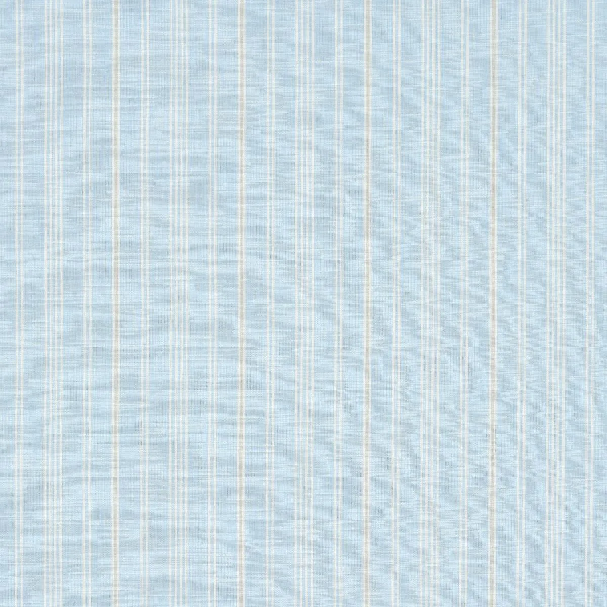 Schumacher 83710 Lucy Stripe Light Blue fabric swatch
