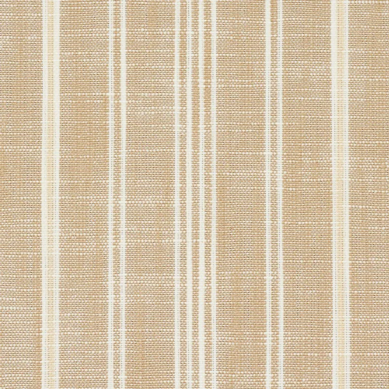 Schumacher 83711 Lucy Stripe Neutral fabric swatch