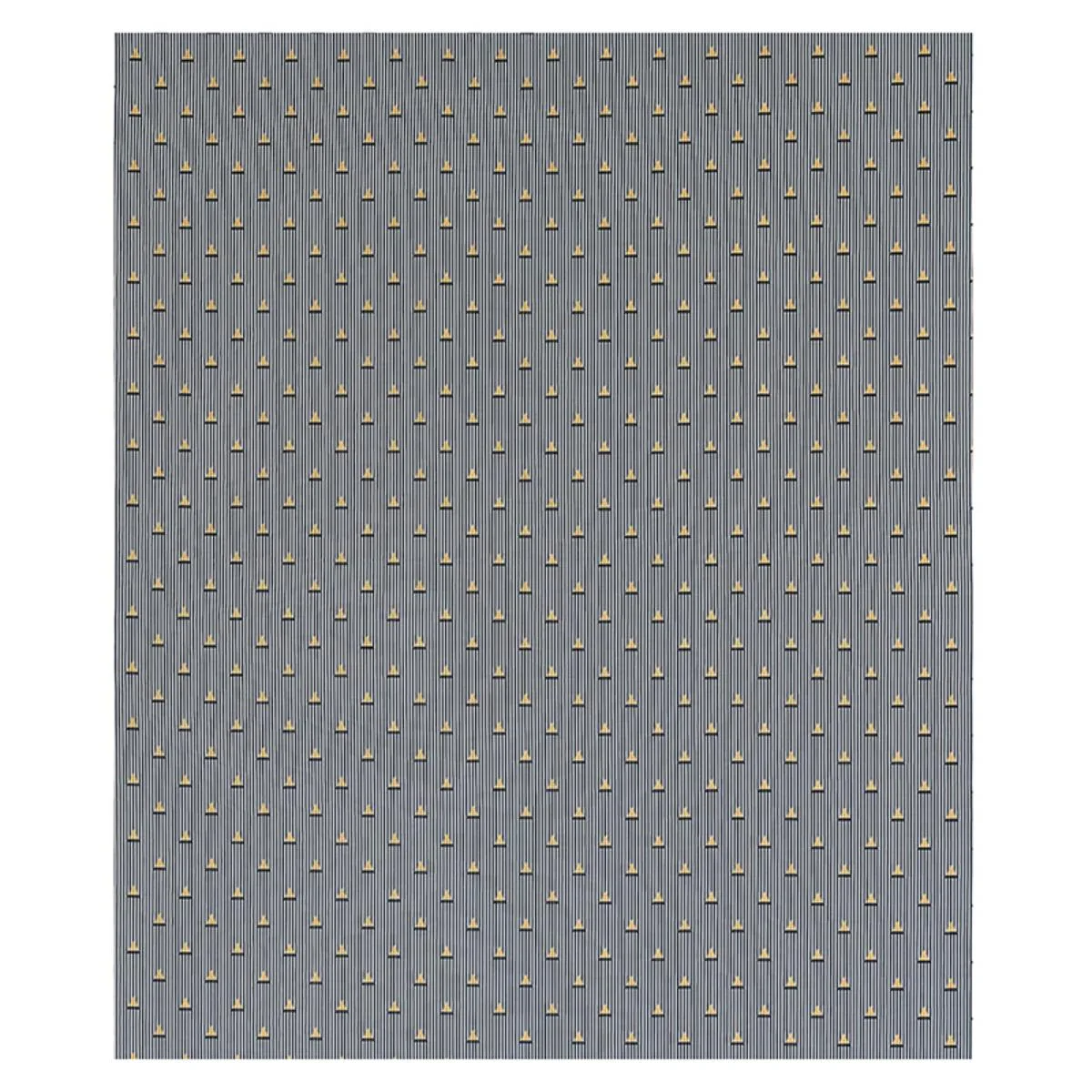 Schumacher 79360 Ludus Stripe Black fabric swatch