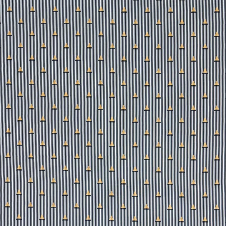 Schumacher 79360 Ludus Stripe Black fabric swatch