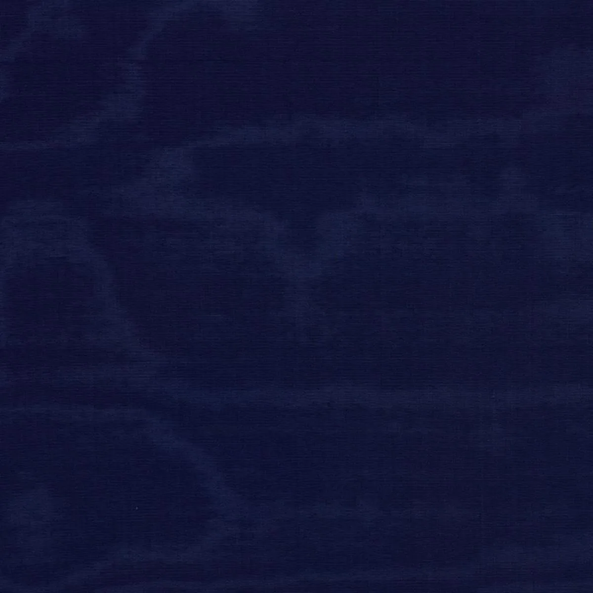 Schumacher 71674 Luna Moiré Marine fabric swatch