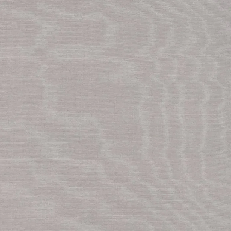 Schumacher 71672 Luna Moiré Zinc fabric swatch