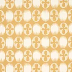 Schumacher 181512 Lunaria Ochre fabric swatch