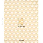 Schumacher 181512 Lunaria Ochre fabric swatch