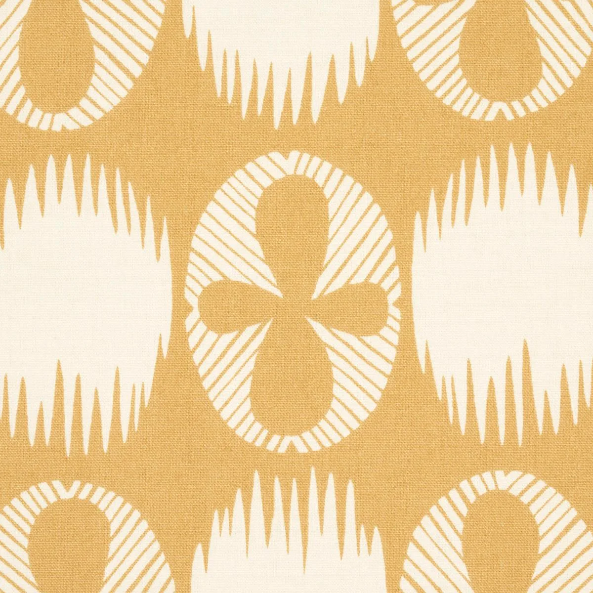 Schumacher 181512 Lunaria Ochre fabric swatch