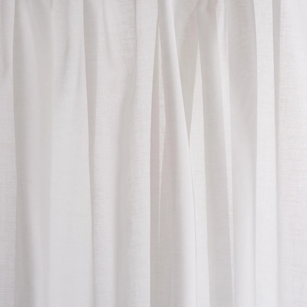 Schumacher 16601 Lyra Sheer Ivory fabric swatch