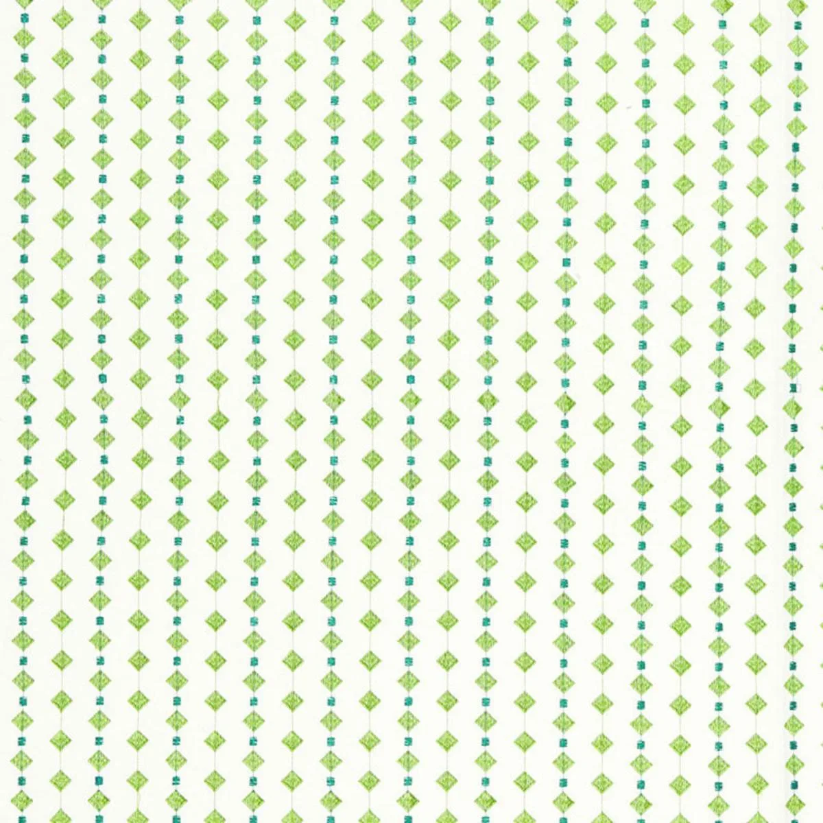 Schumacher 66262 Macaroni Turquoise / Leaf fabric swatch