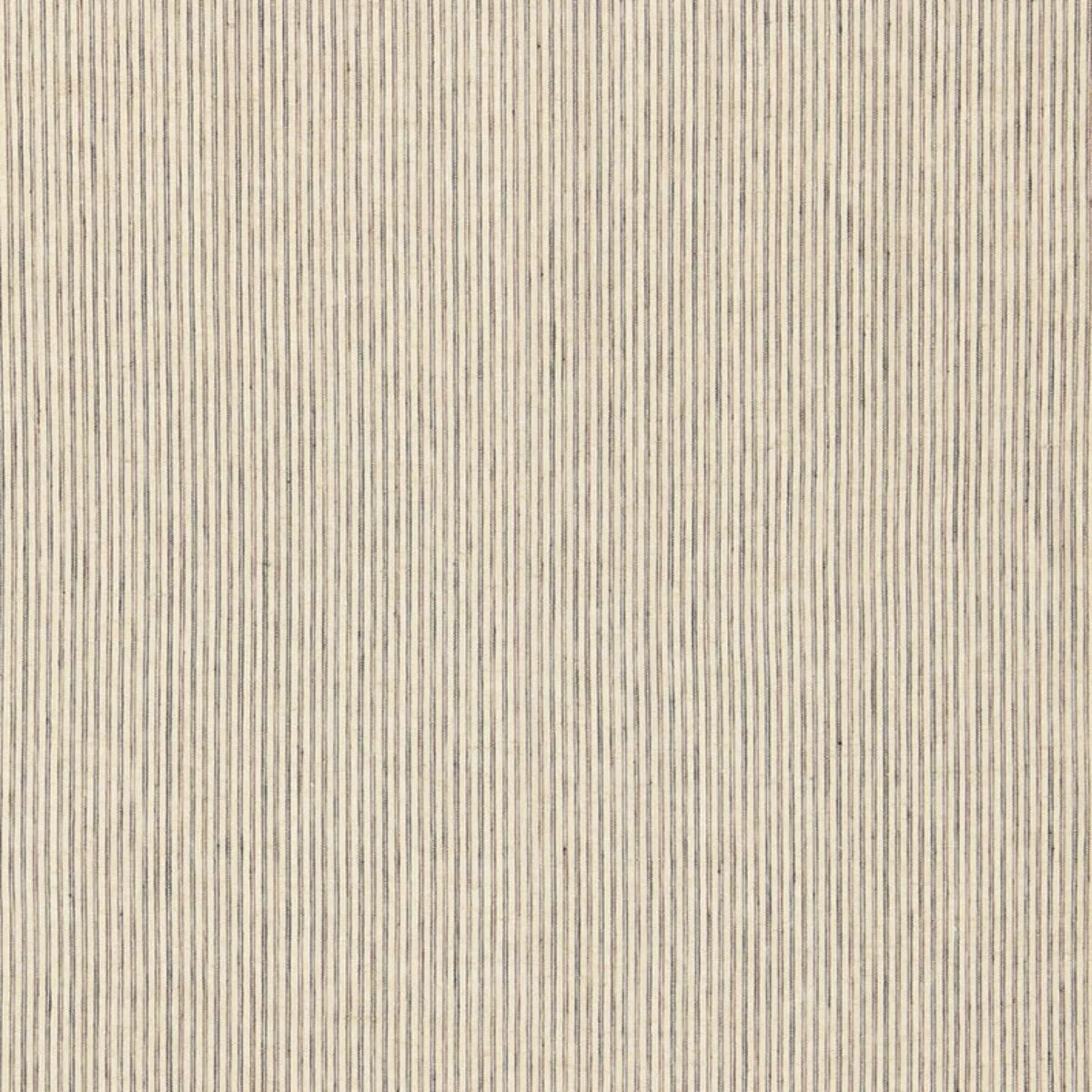 Schumacher 65991 Mackay Linen Stripe Sheer Ash fabric swatch