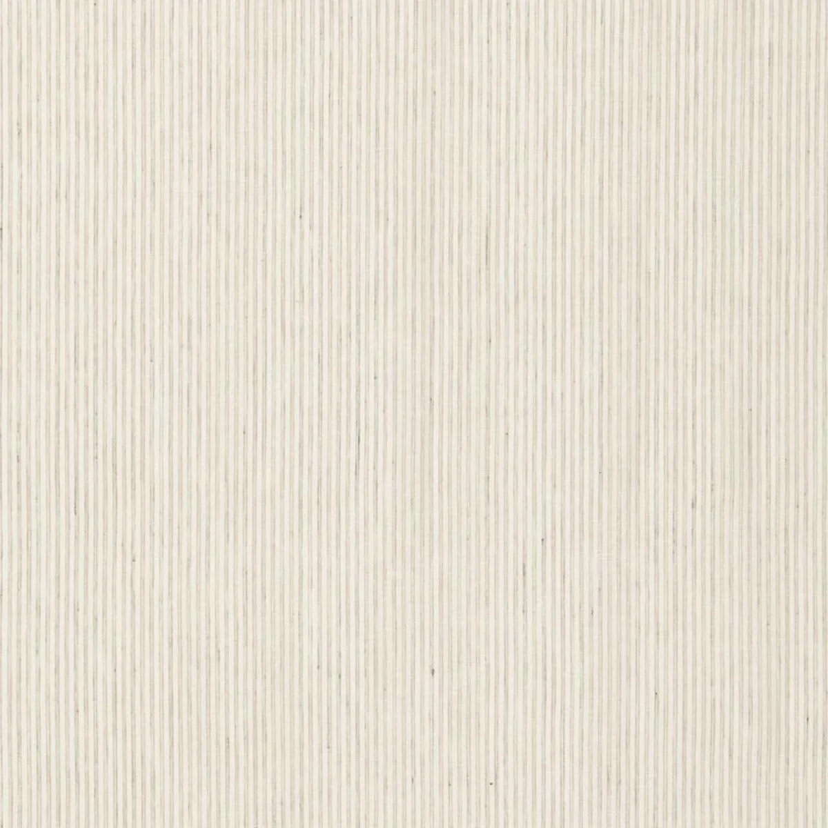 Schumacher 65992 Mackay Linen Stripe Sheer Pebble fabric swatch