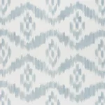 Schumacher 177821 Madaket Ikat Sky fabric swatch