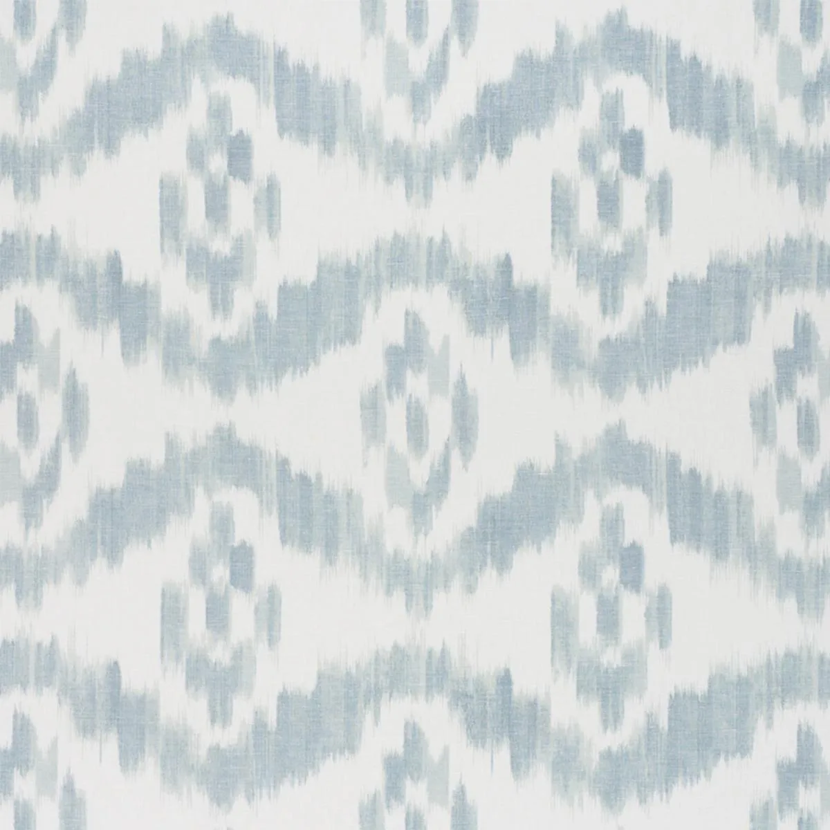 Schumacher 177821 Madaket Ikat Sky fabric swatch