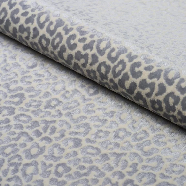 Schumacher 68827 Madeleine Velvet Ciel fabric swatch