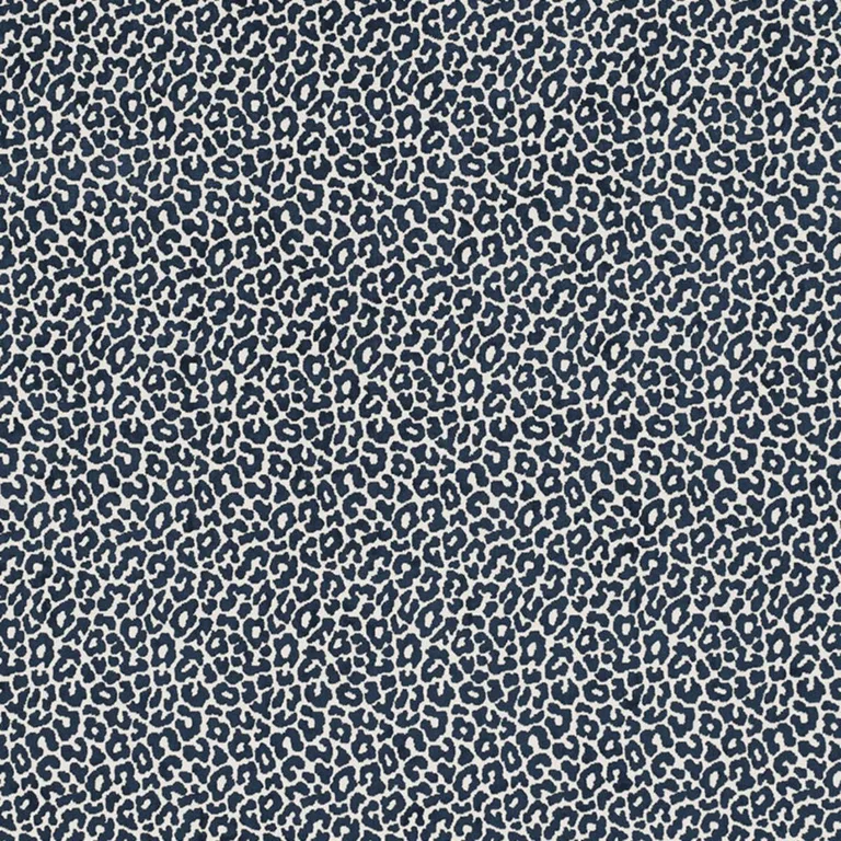 Schumacher 68820 Madeleine Velvet Midnight fabric swatch