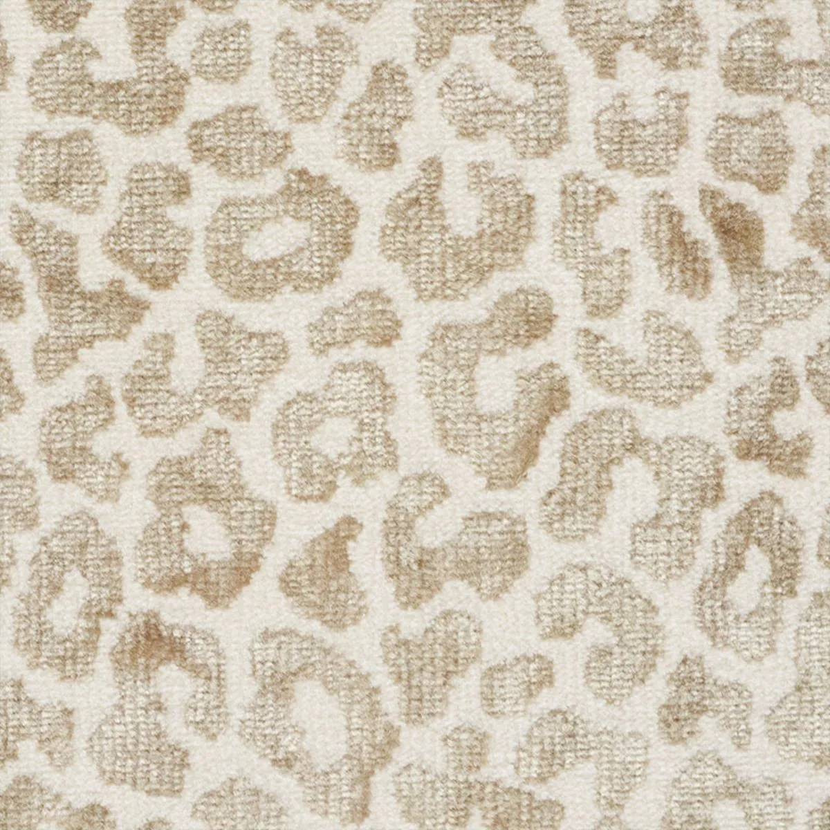 Schumacher 68826 Madeleine Velvet Natural fabric swatch