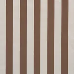 Schumacher 85773 Madison Wide Stripe Brown fabric swatch
