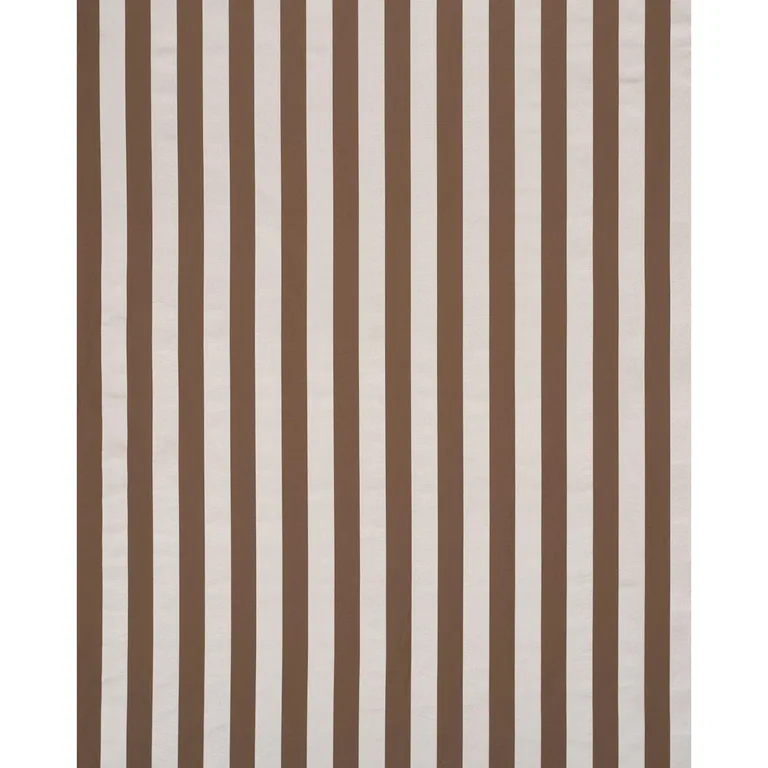 Schumacher 85773 Madison Wide Stripe Brown fabric swatch