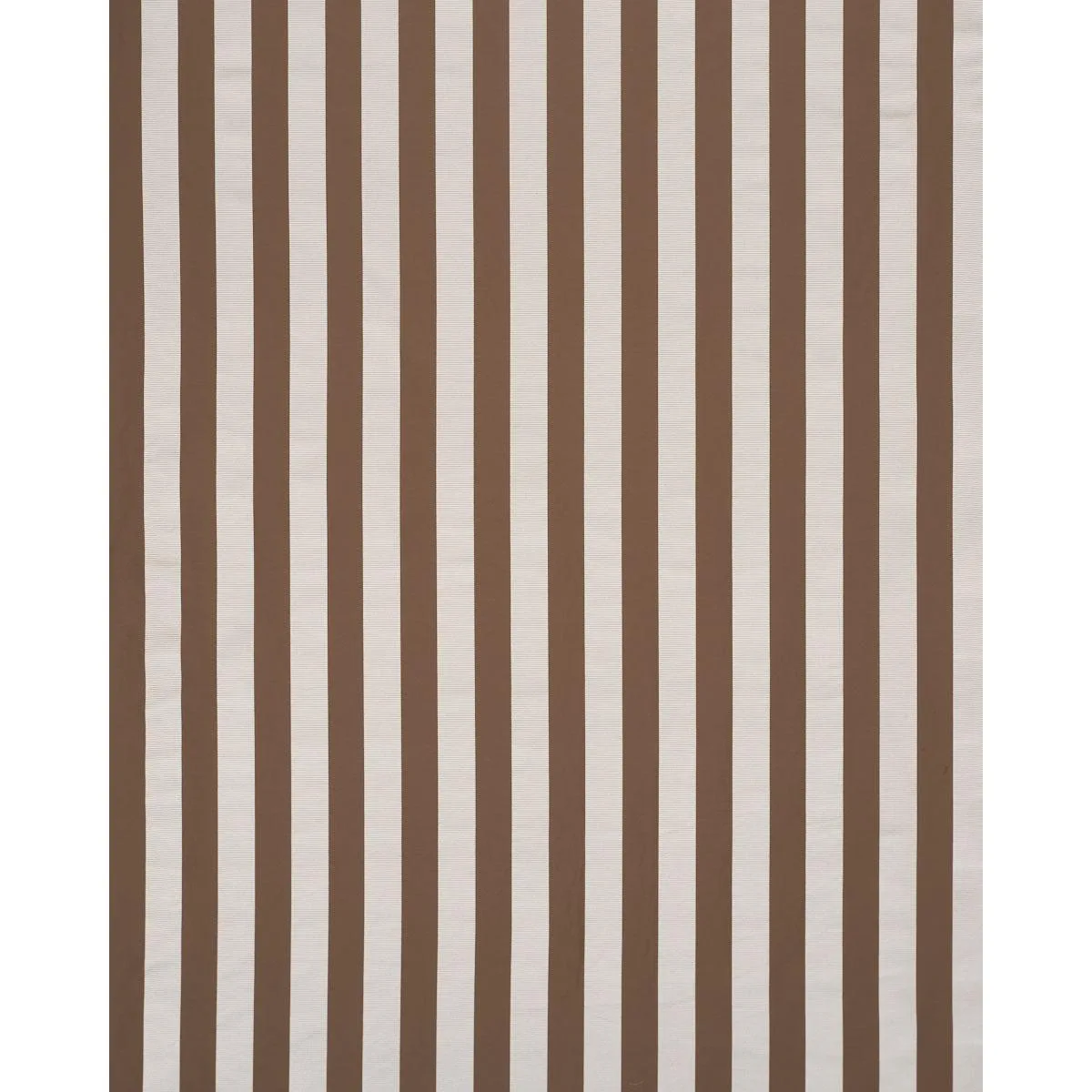 Schumacher 85773 Madison Wide Stripe Brown fabric swatch