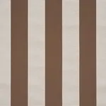 Schumacher 85773 Madison Wide Stripe Brown fabric swatch