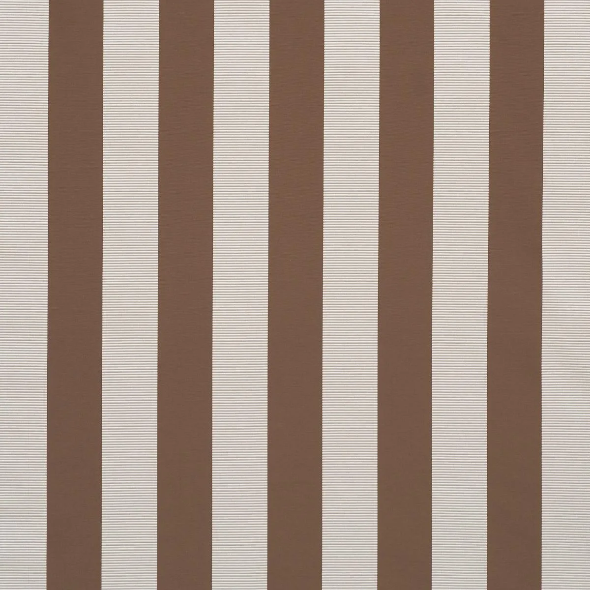 Schumacher 85773 Madison Wide Stripe Brown fabric swatch
