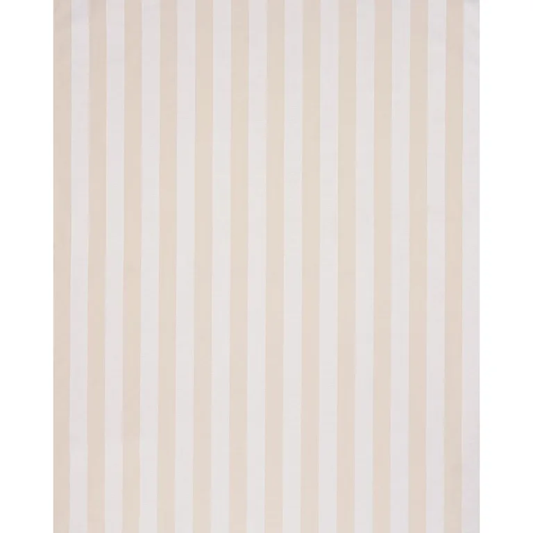 Schumacher 85771 Madison Wide Stripe Ivory fabric swatch