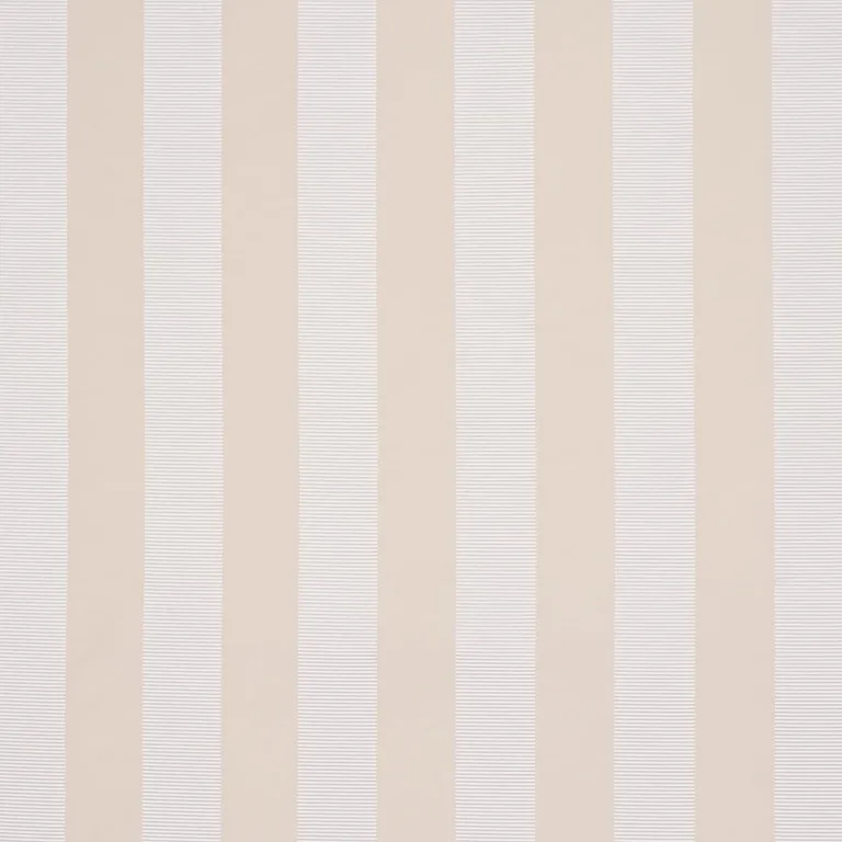Schumacher 85771 Madison Wide Stripe Ivory fabric swatch