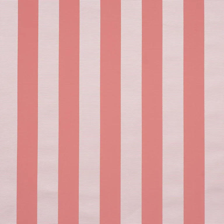 Schumacher 85774 Madison Wide Stripe Pink fabric swatch