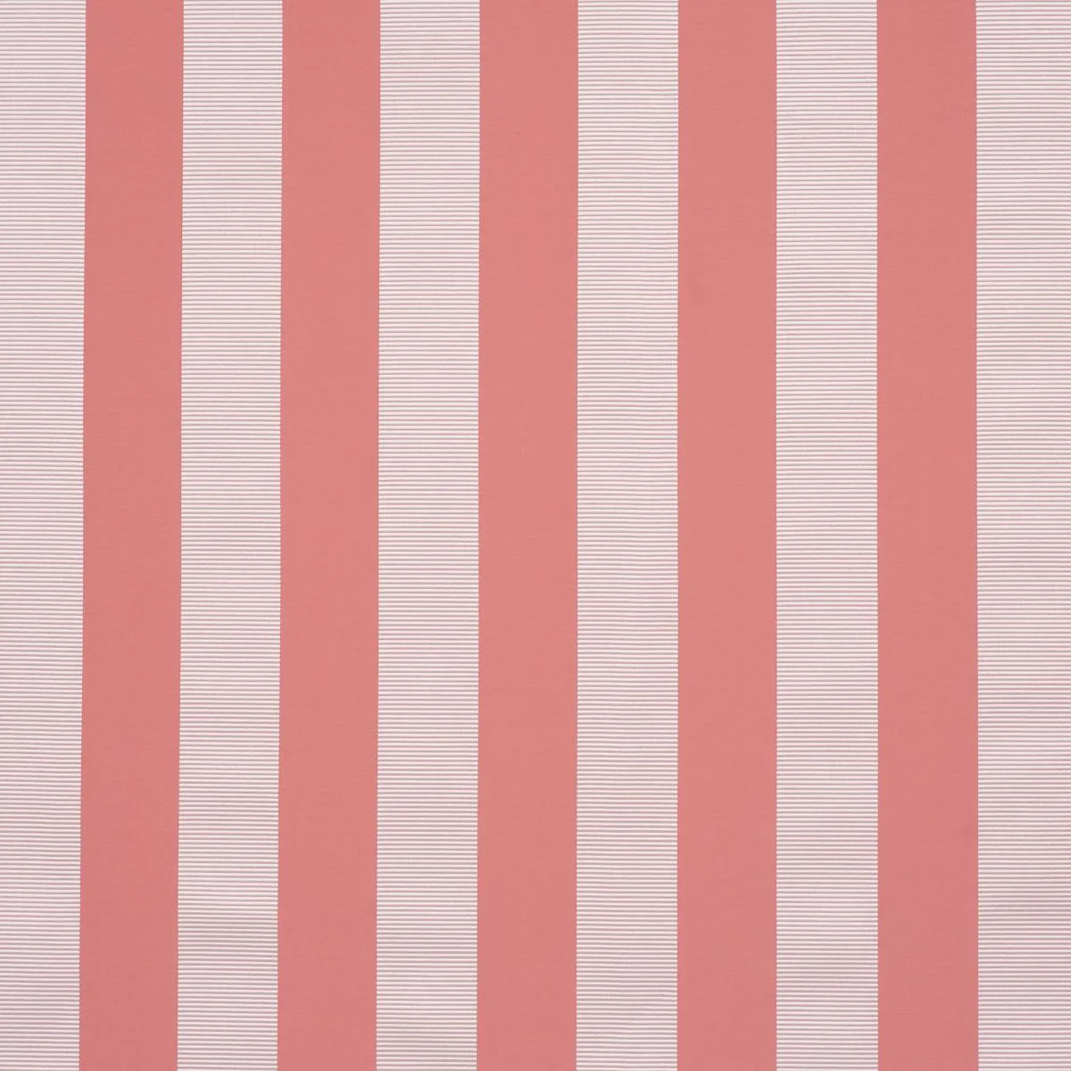 Schumacher 85774 Madison Wide Stripe Pink fabric swatch