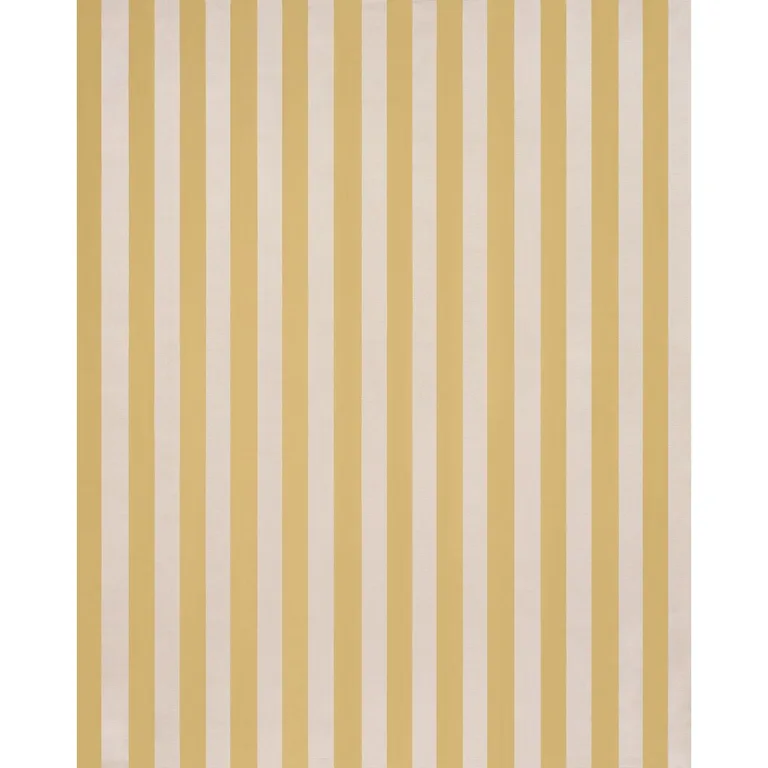 Schumacher 85775 Madison Wide Stripe Yellow fabric swatch