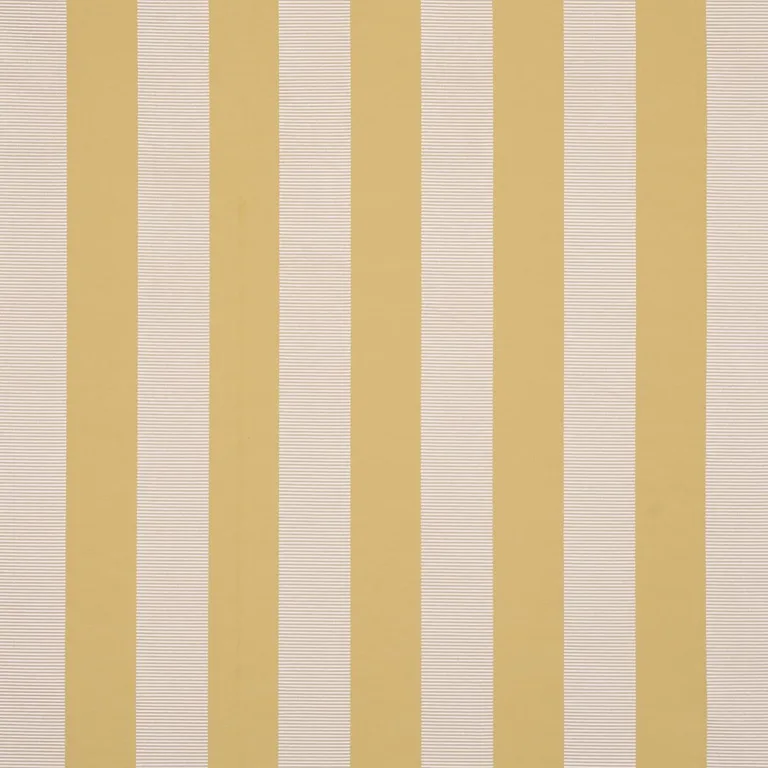 Schumacher 85775 Madison Wide Stripe Yellow fabric swatch