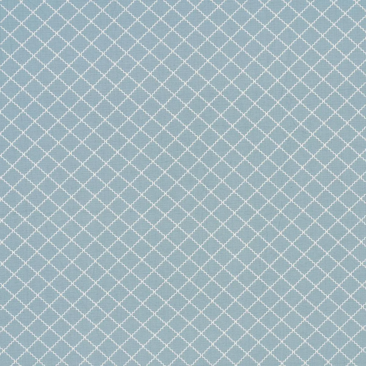Schumacher 83760 Maggie Lattice China Blue fabric swatch