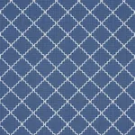 Schumacher 83762 Maggie Lattice Cobalt fabric swatch