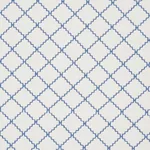 Schumacher 83761 Maggie Lattice Indigo fabric swatch